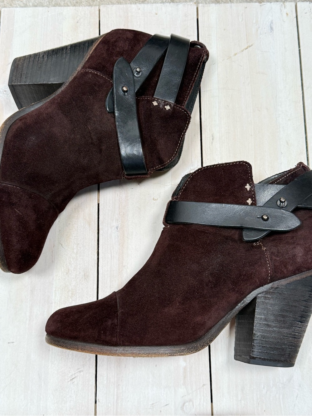 Rag & Bone Harrow Leather Boots Band
Wrap Size 38.5 brownish